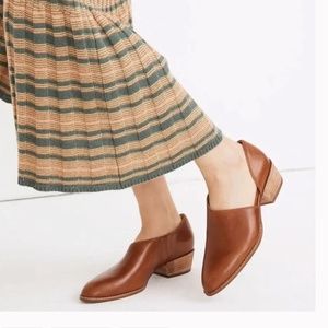 Women's Madewell The Lucie Shoe, in Leather Saddle , Size 6